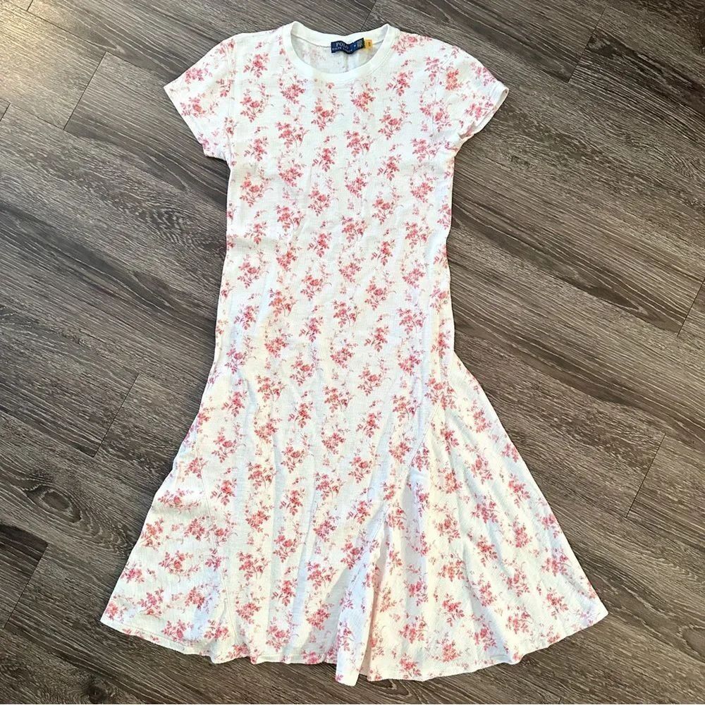Polo Ralph Lauren Waffle knit Floral Dress